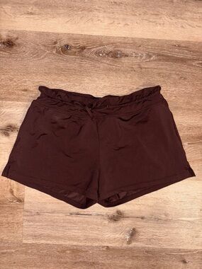 Athleta Brown Elastic Waist Athletic Shorts